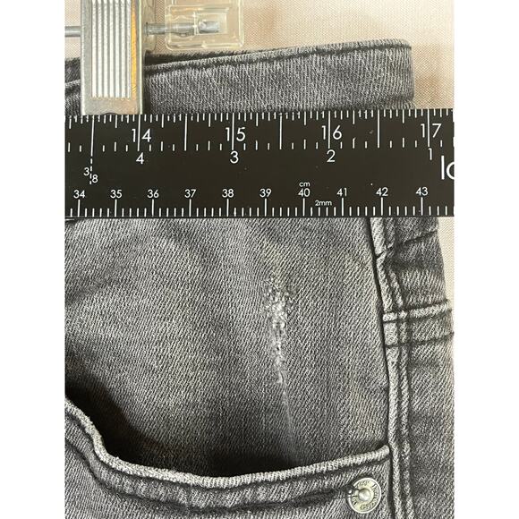 Democracy Flex-ellent floral embroidered black jeans, size 8 - Picture 6 of 11